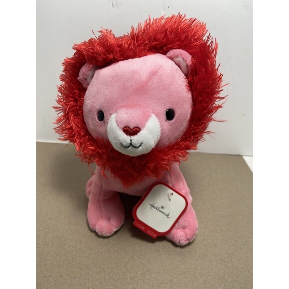 Hallmark Pink Love Lion 7 Inch with Tag Valentine - Picture 6 of 6